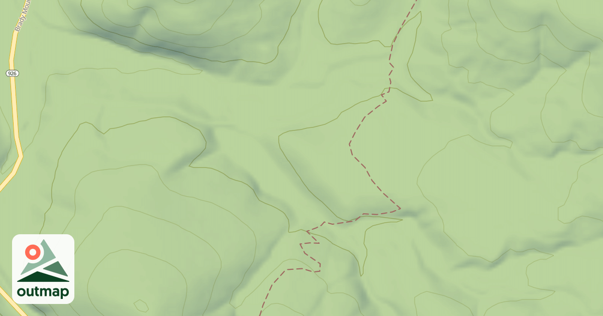 Map of BRADY CREEK