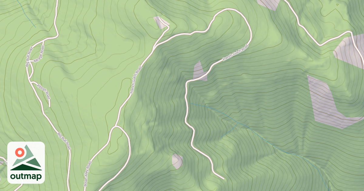 Map of FRENCH GULCH