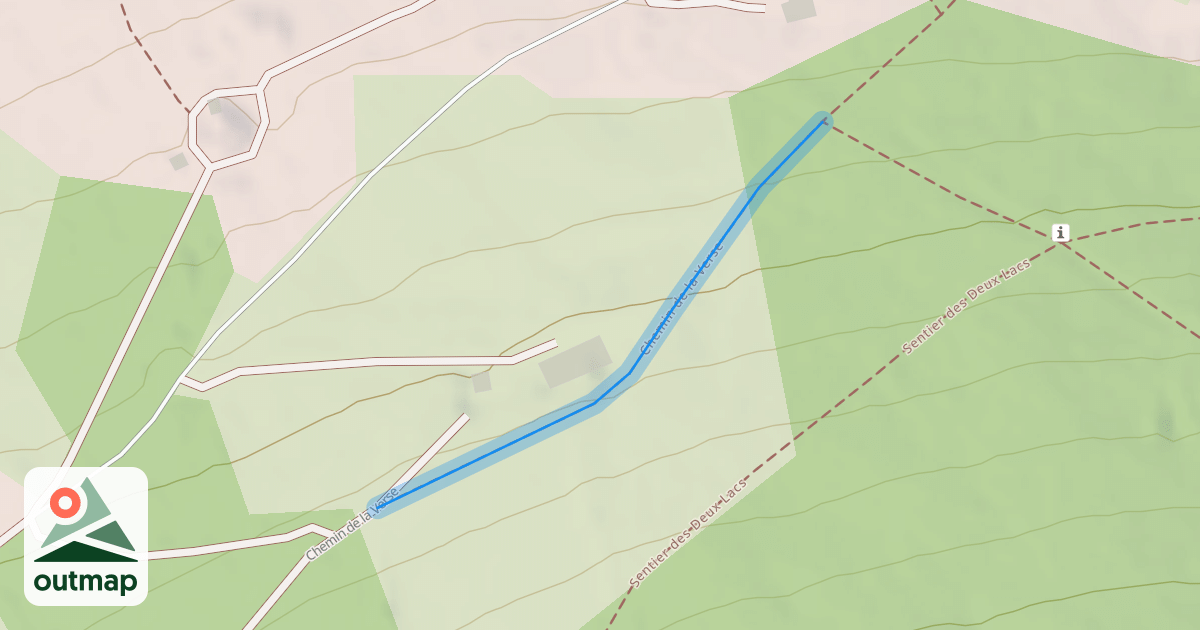 Map of Chemin de la Verse