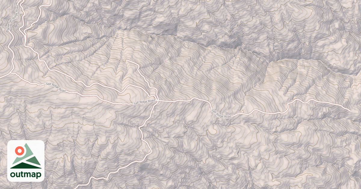 Map of SELF RIDGE