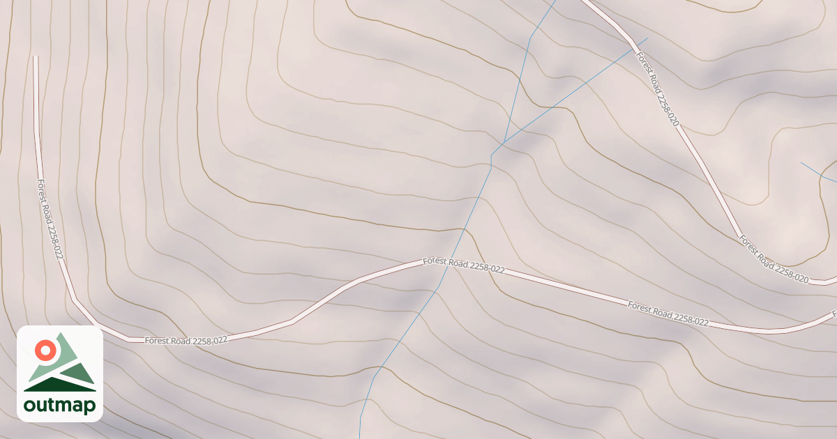 Map of USFS Motor Vehicle Use Map Roads {D9A8FB65-06D8-4BAC-A7FD-0F96F359E6E8}