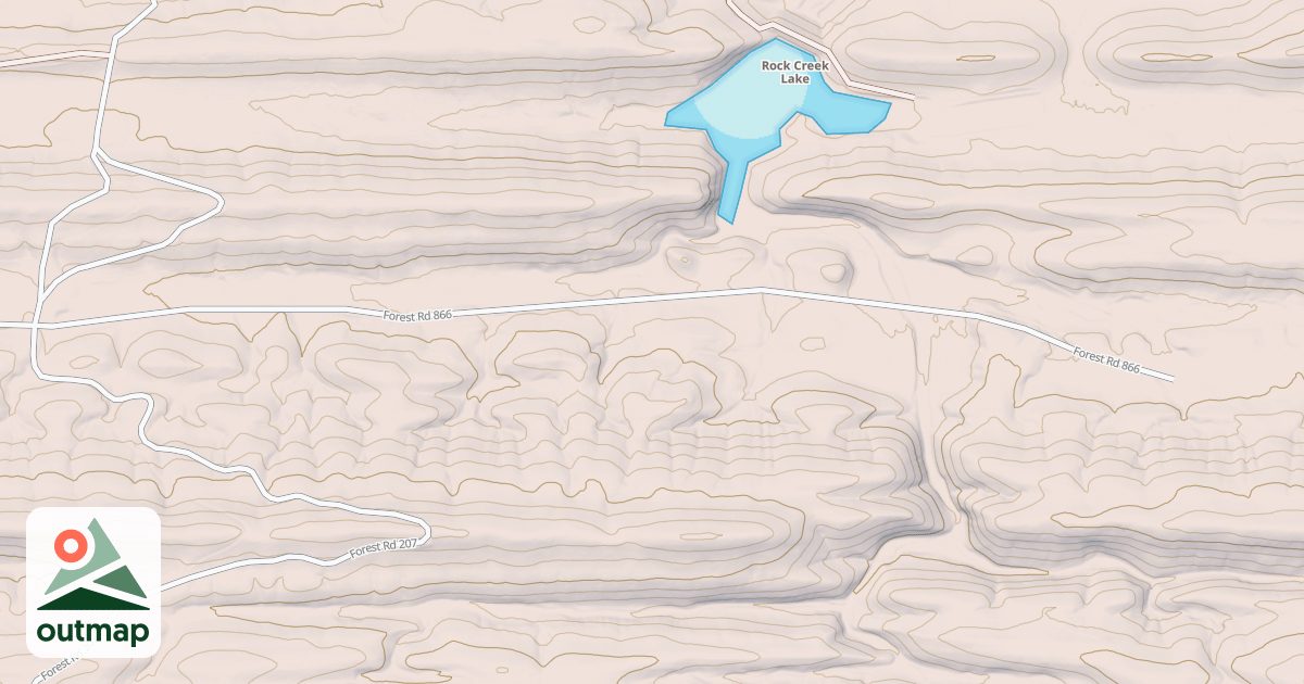 Map of LITTLE HUSTON