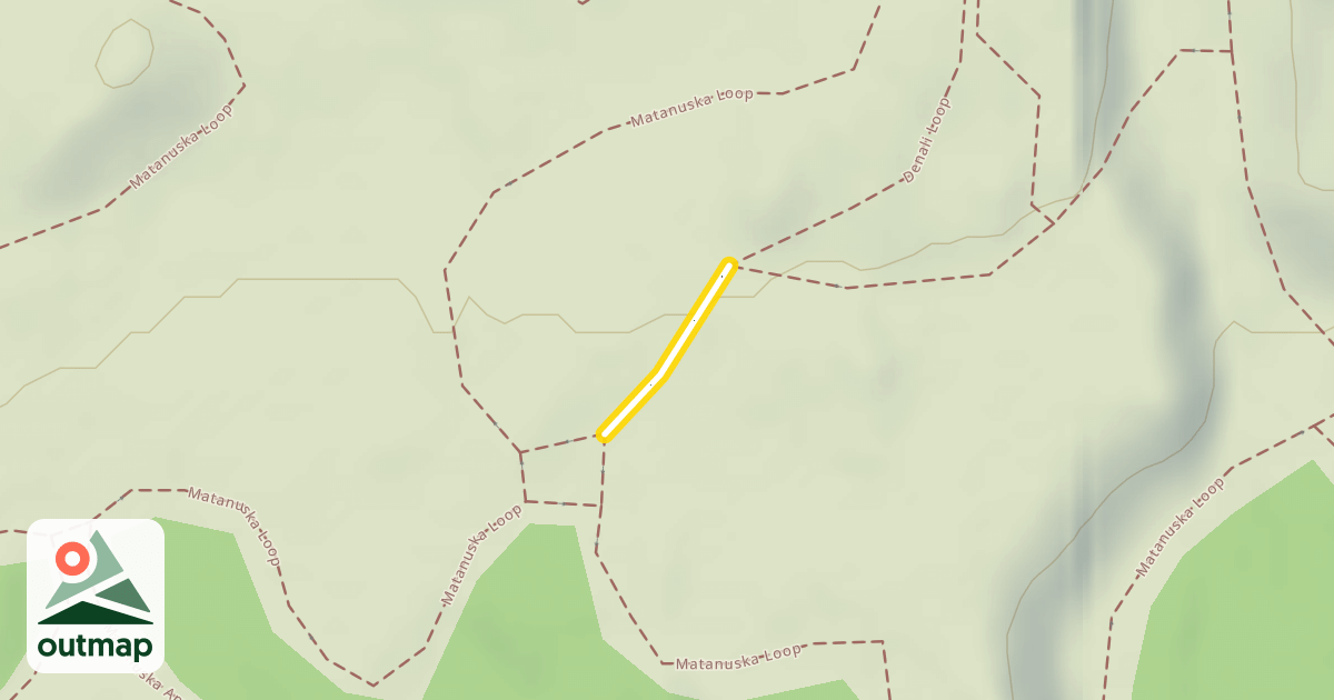 Map of Matanuska Loop