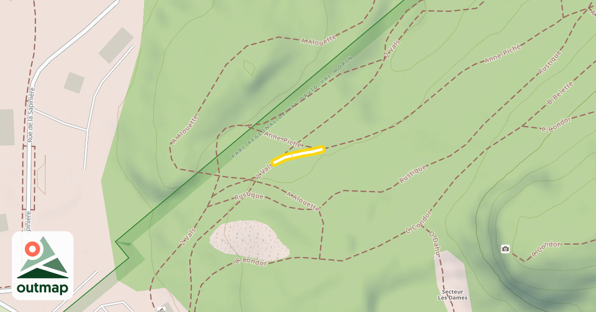 Map of Anne-Piché