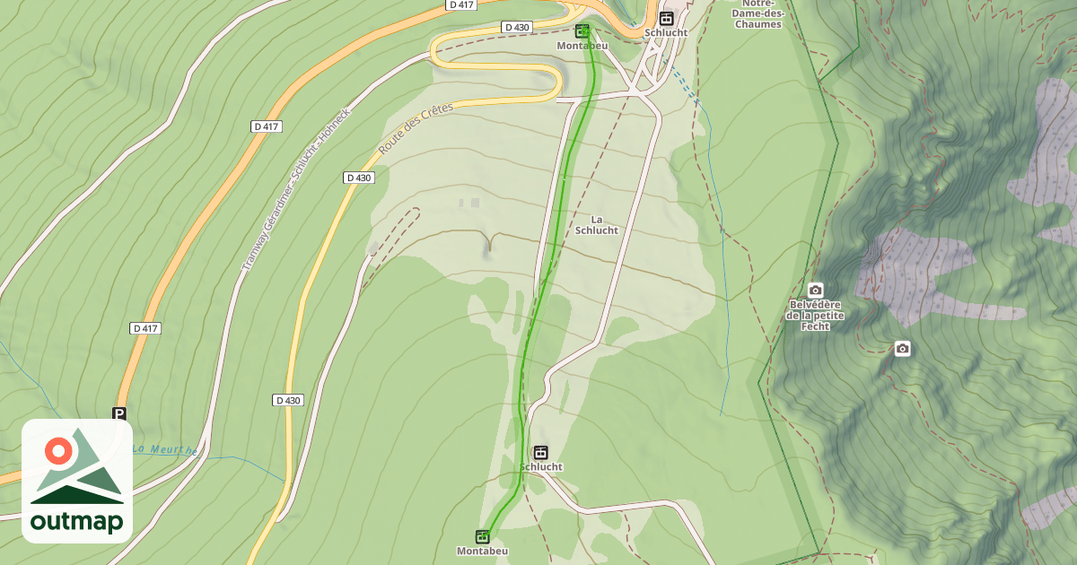 Map of Montabeu