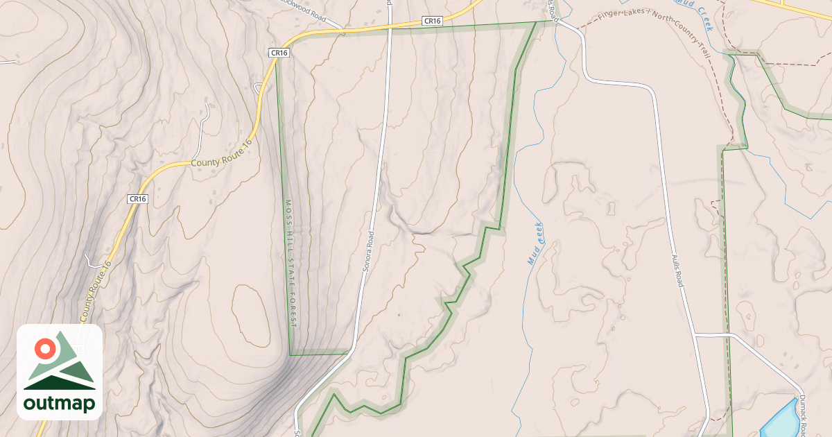 Map of Kris' Trail