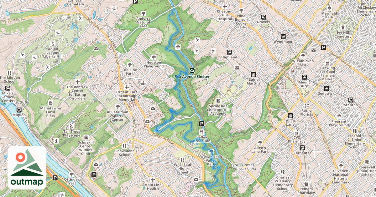 Map of Yellow Trail