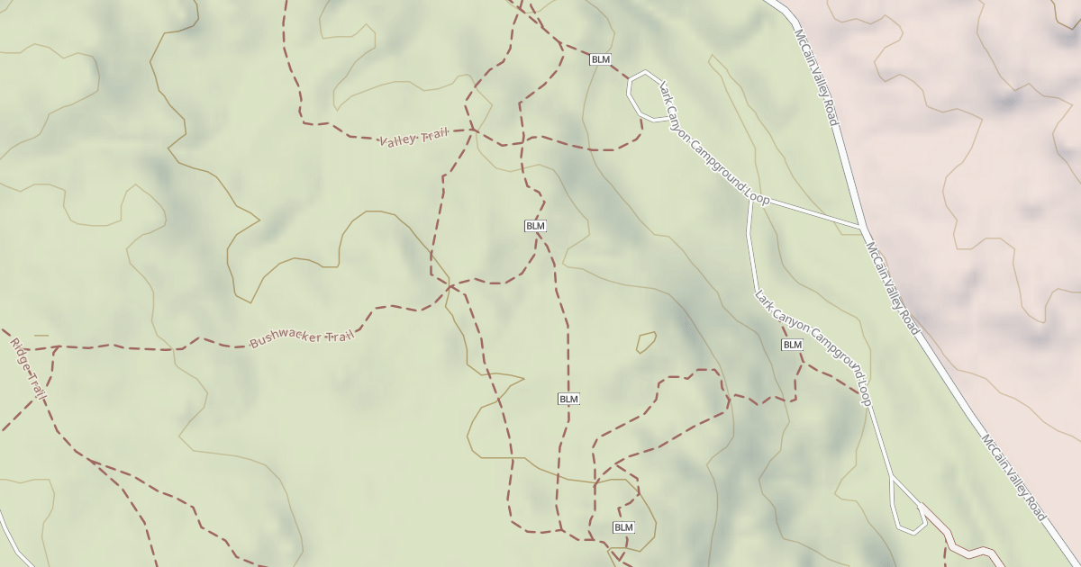 Map preview of BLM National GTLF Public Motorized Trails 69af3b62-34fb-4c58-9748-699705a43013