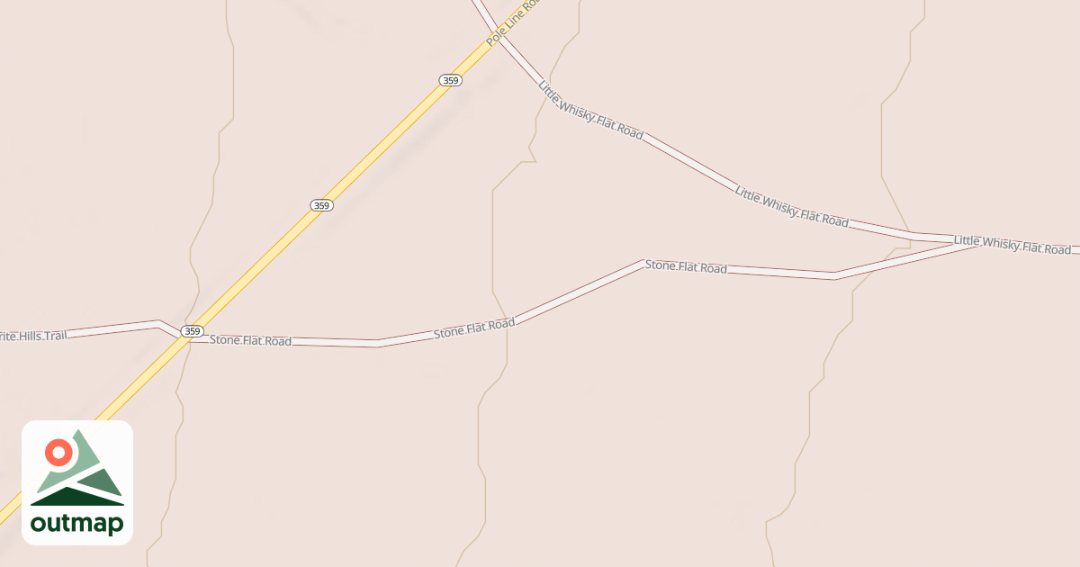 Map of STONE FLAT ROAD