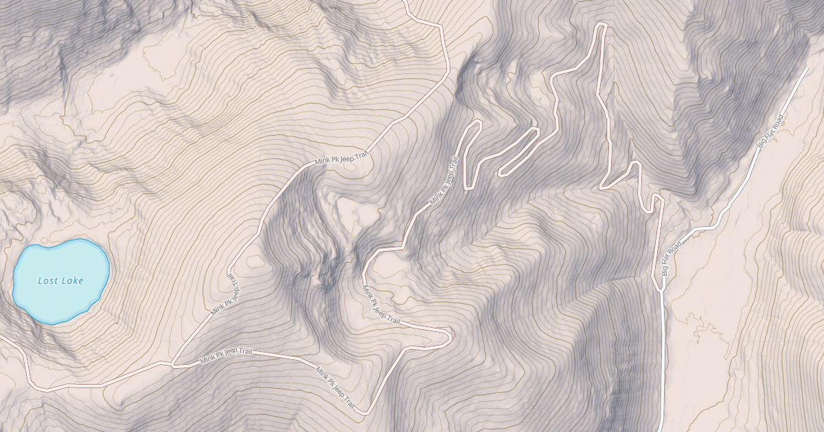 Map preview of MINK CREEK