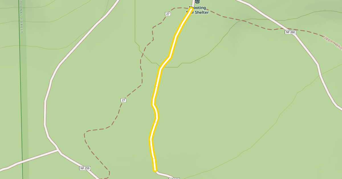 Map preview of Forest Road 4615-260