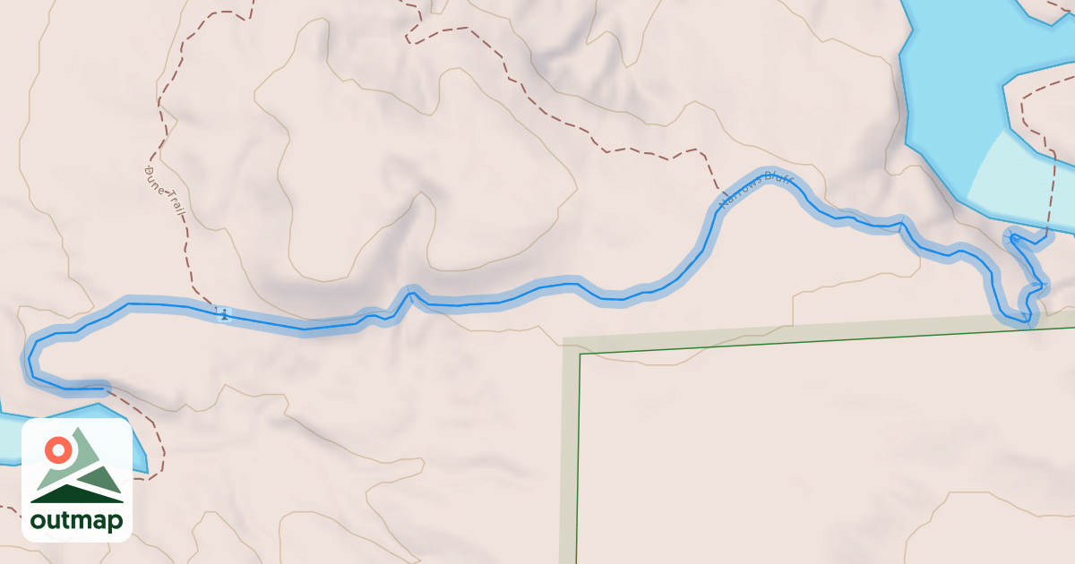 Map of Narrows Bluff