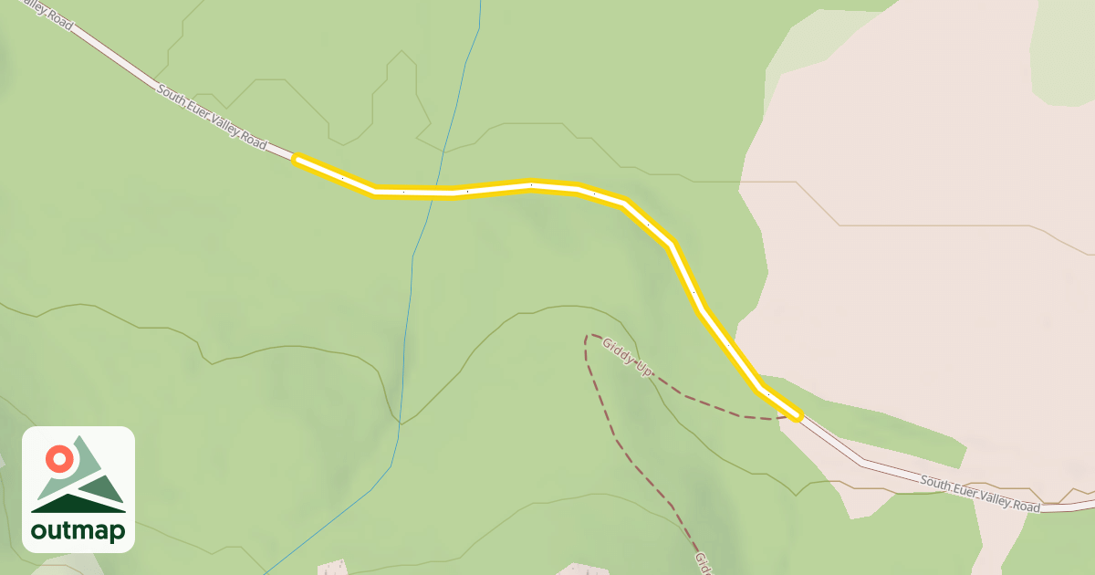 Map of South Euer Valley Road