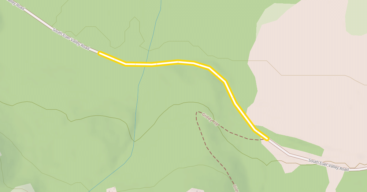 Map preview of South Euer Valley Road
