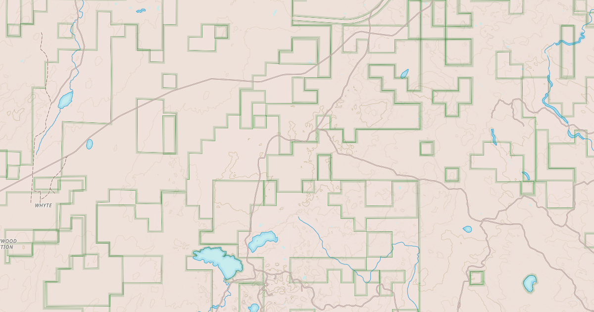 Map preview of CLOQUET LAKE