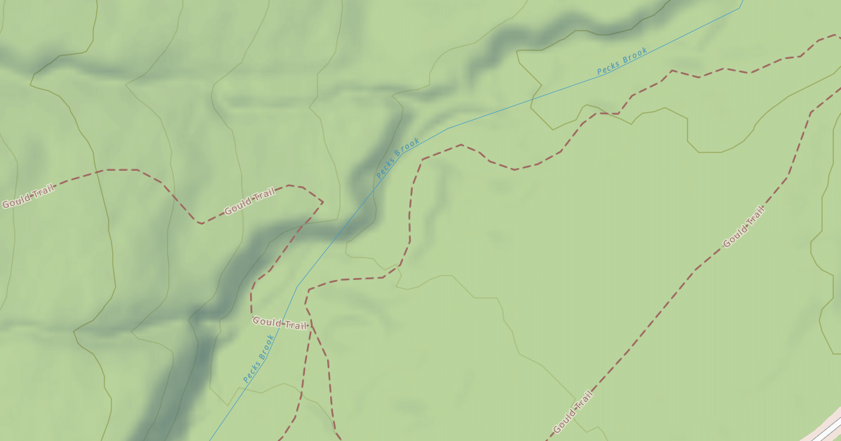 Map preview of Gould Trail