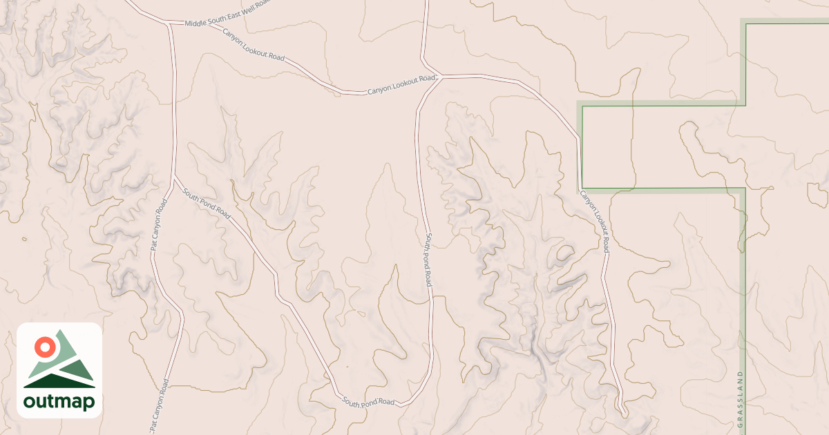 Map of CANYON LOOKOUT