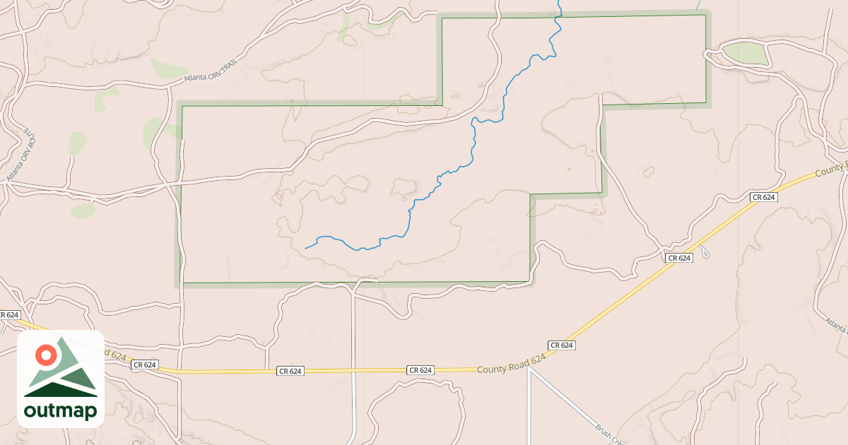 Map of Atlanta Trail