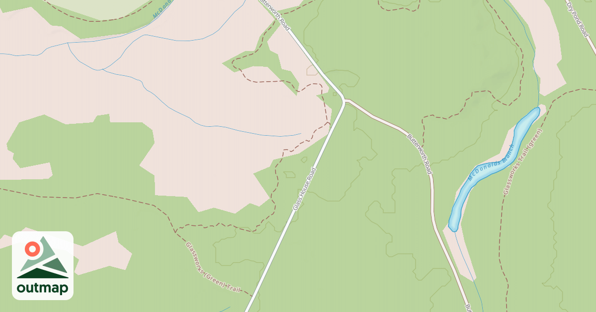 Map of Lebanon Loop Trail