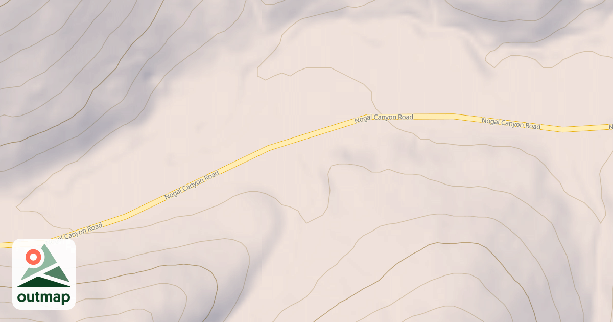 Map of NOGAL CANYON