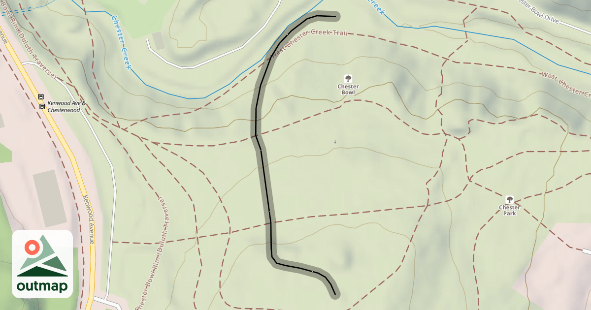 Map of Blueberry Run