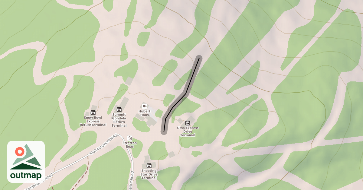 Map of Frank's Fall Line