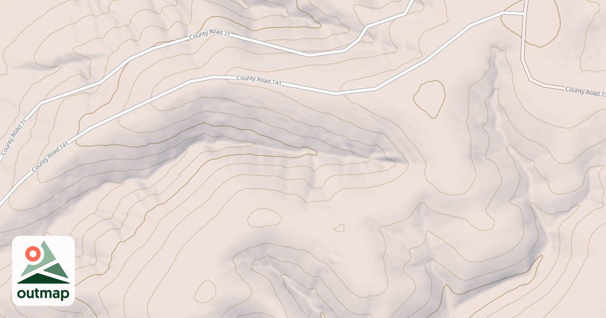 Map of SADDLE BACK