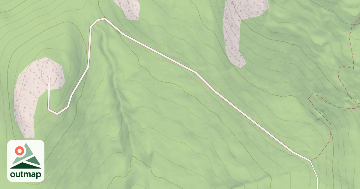 Map of Bethlehem Mountain