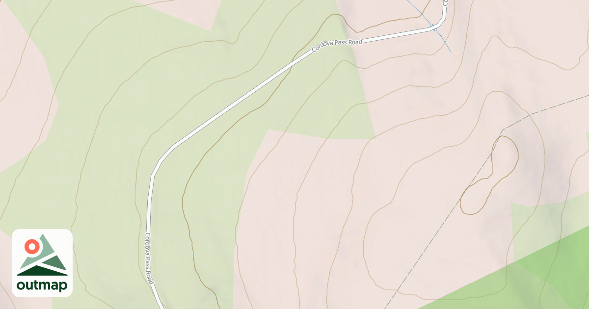 Map of CORDOVA PASS