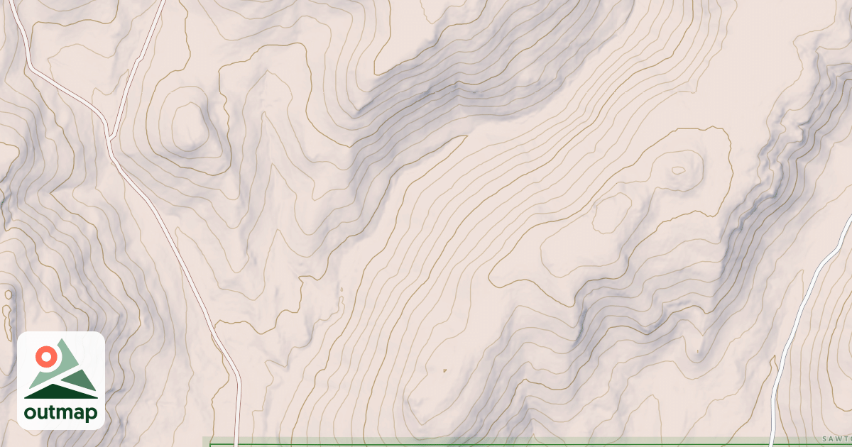 Map of BEAR GULCH WEST