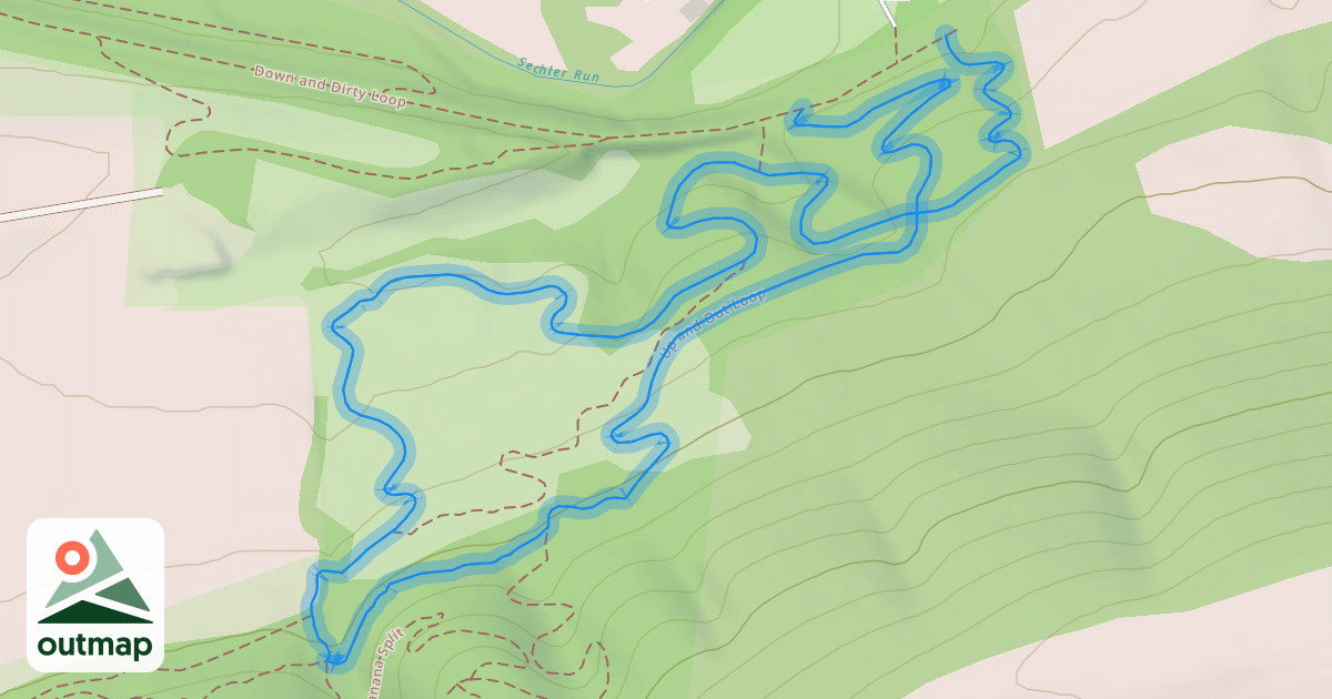 Map of Up and Out Loop