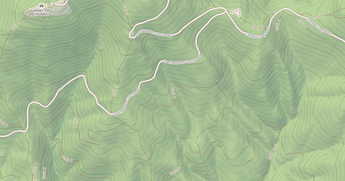 Map preview of USFS Motor Vehicle Use Map Trails 11893