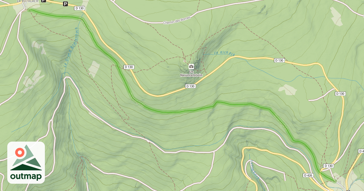 Map of Herrenpfad