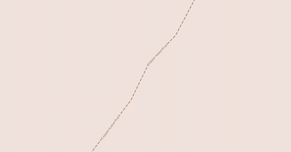 Map preview of Copper Lake Trail