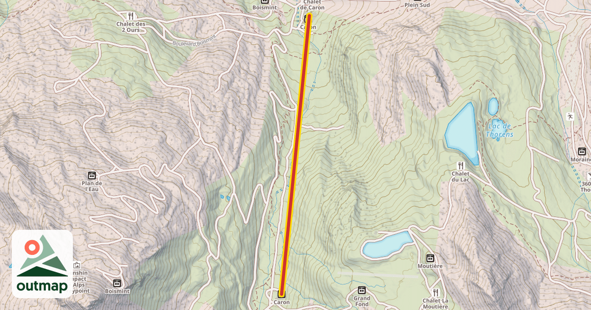 Map of Caron