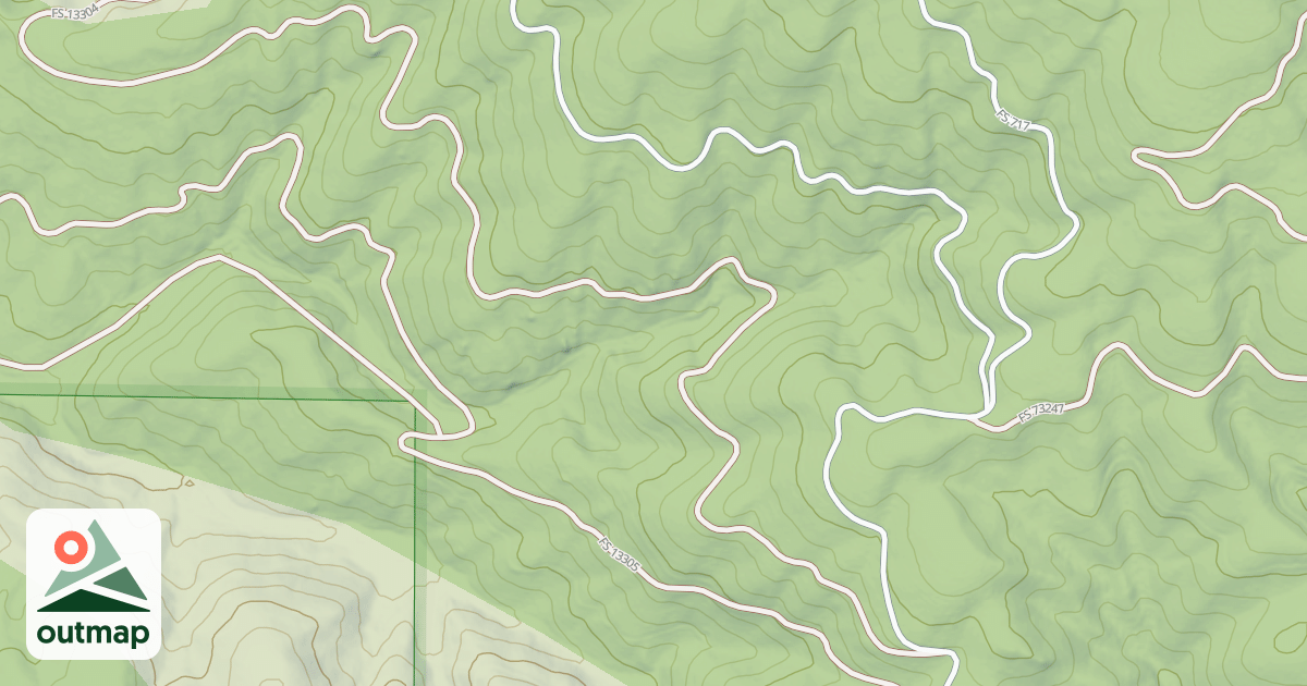 Map of (FDR) HEAD OF LYMAN CREEK