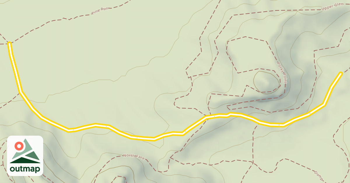 Map of Jackrabbit Draw