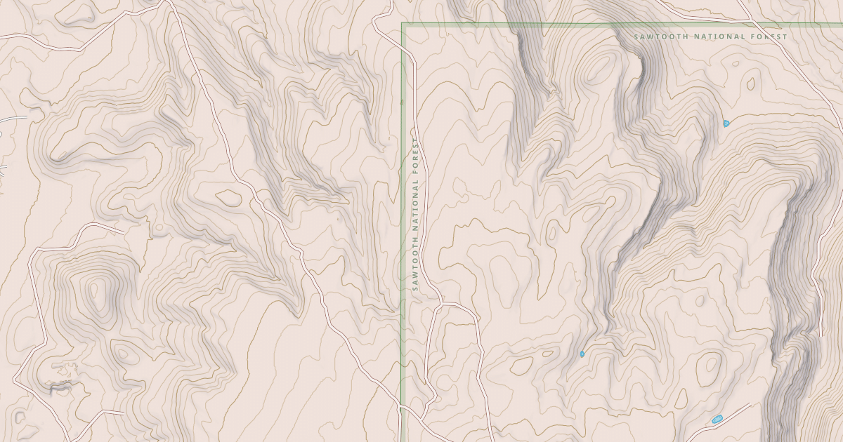 Map preview of SQUAW JOE RD