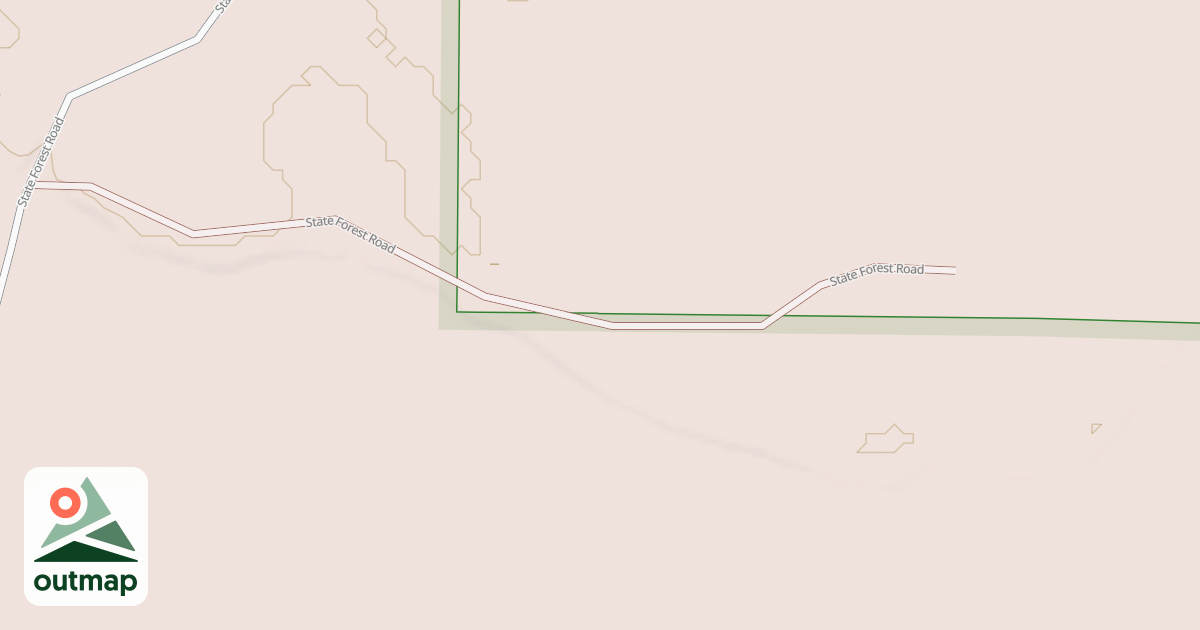 Map of Fond du Lac State Forest Trails