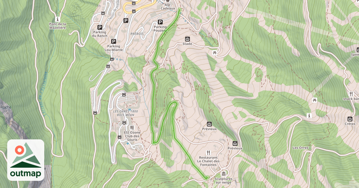 Map of Marmottes