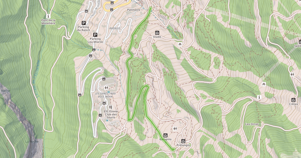 Map preview of Marmottes