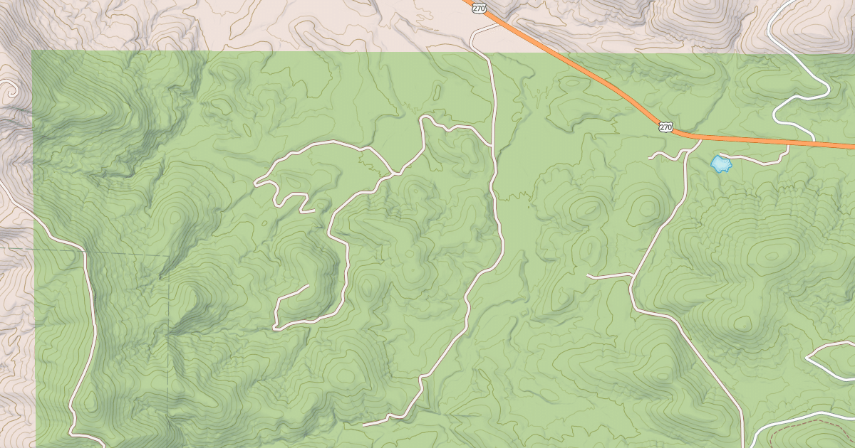 Map preview of HEAD OF MILL CREEK