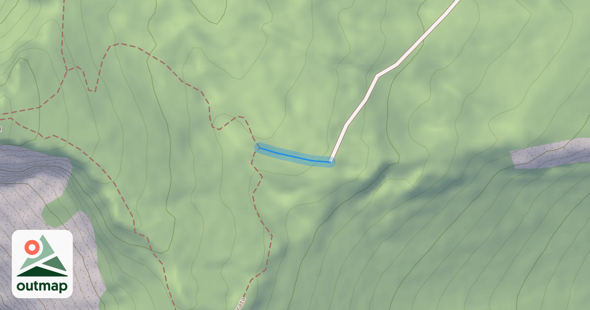 Map of Descente de la Via Ferrata