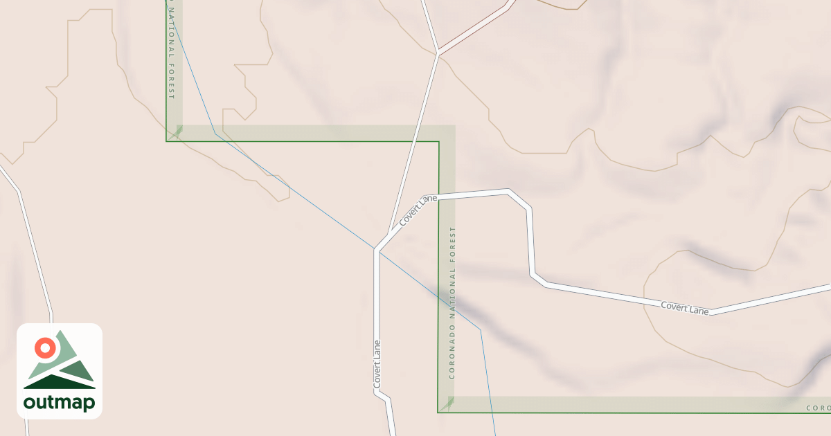 Map of ANDERSON MINE
