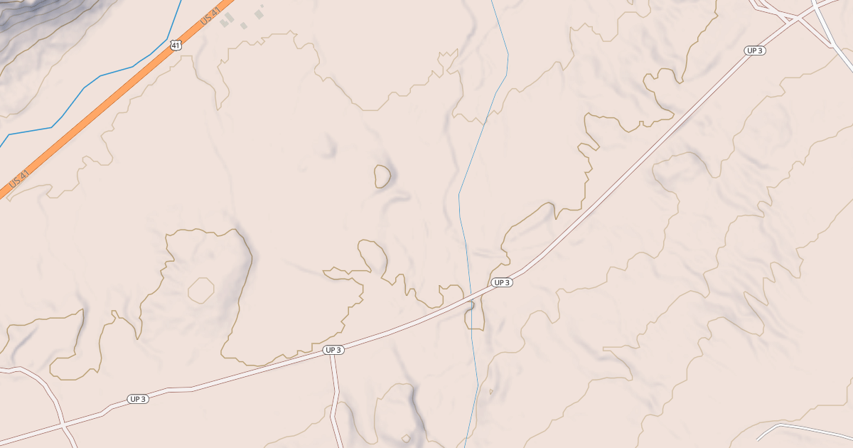Map preview of Keweenaw State Trail