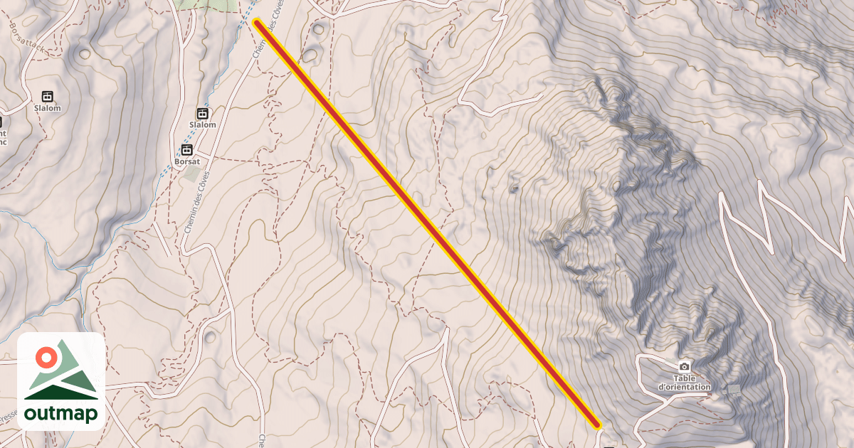 Map of Marmottes Express
