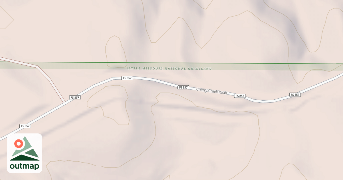 Map of (FDR) CHERRY CREEK