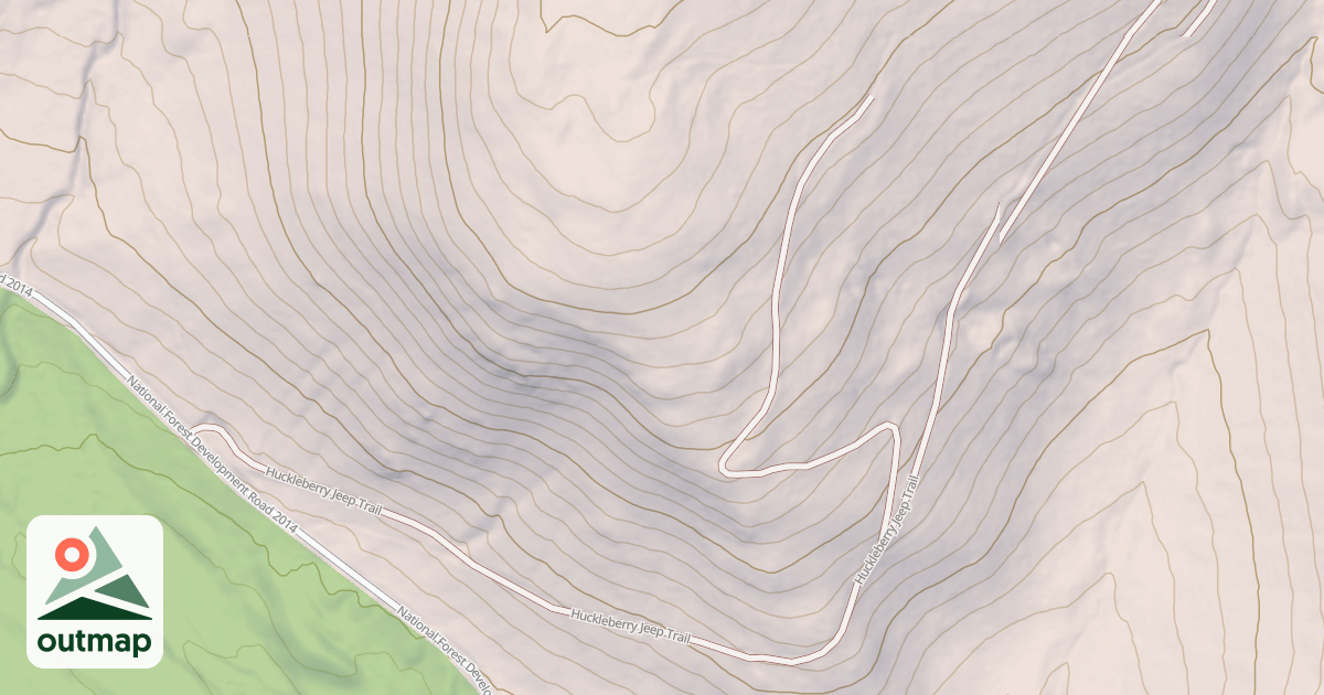 Map of HUCKLEBERRY JEEP