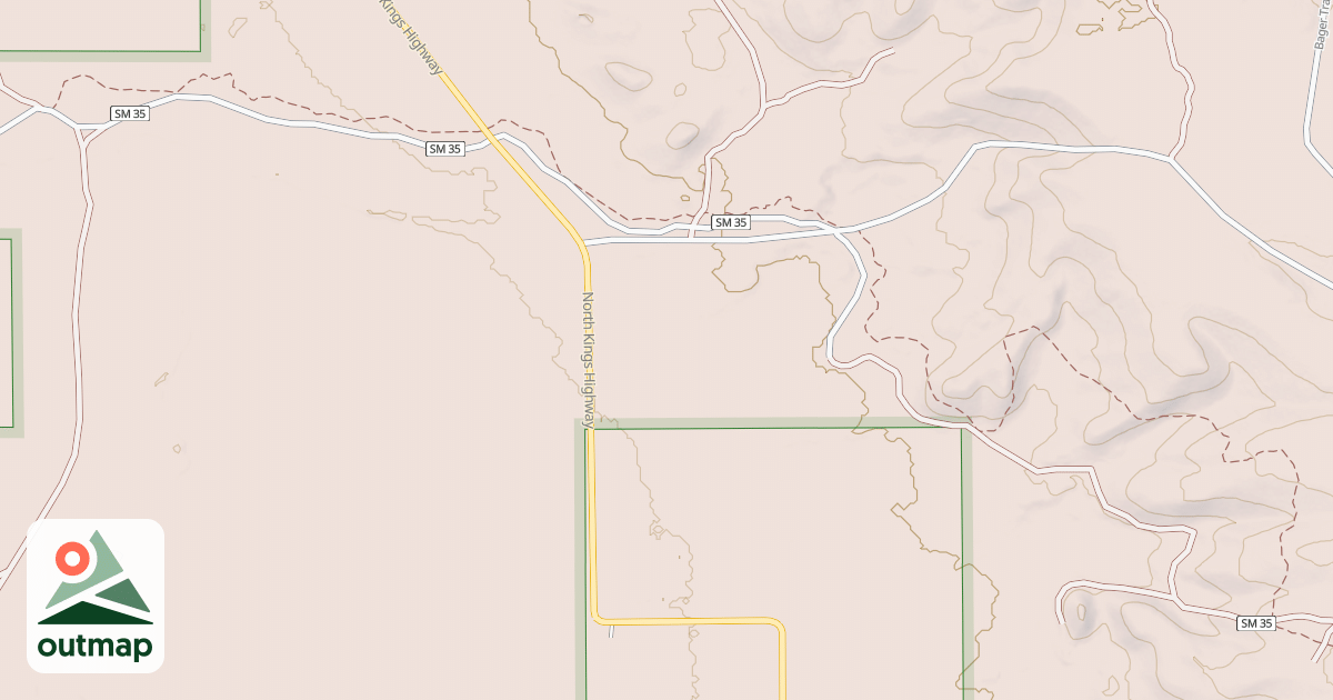 Map of Lincoln Hills Motorcycle Trail