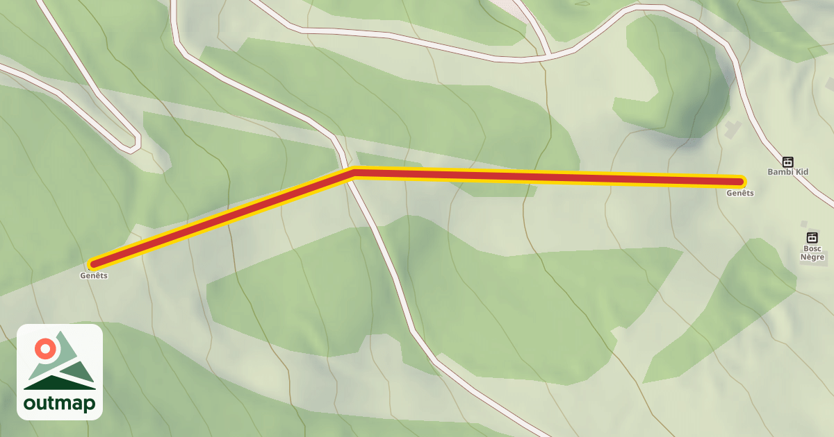 Map of Genêts